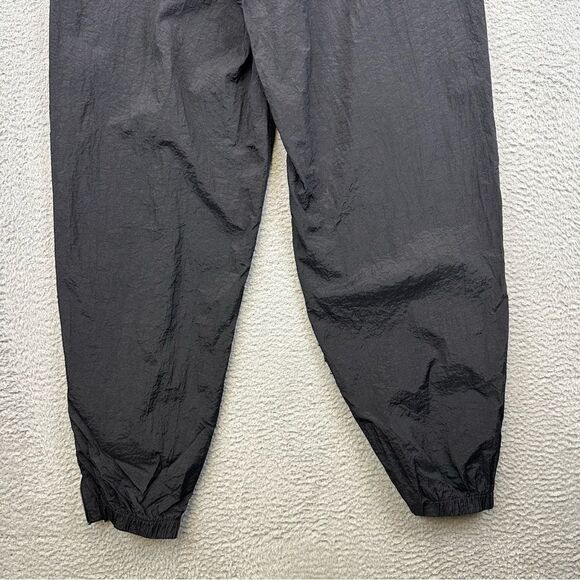 Vintage Nike Swooshy Pants Mens XXL Black Nylon Elastic Waist Joggers Activewear - Picture 8 of 15